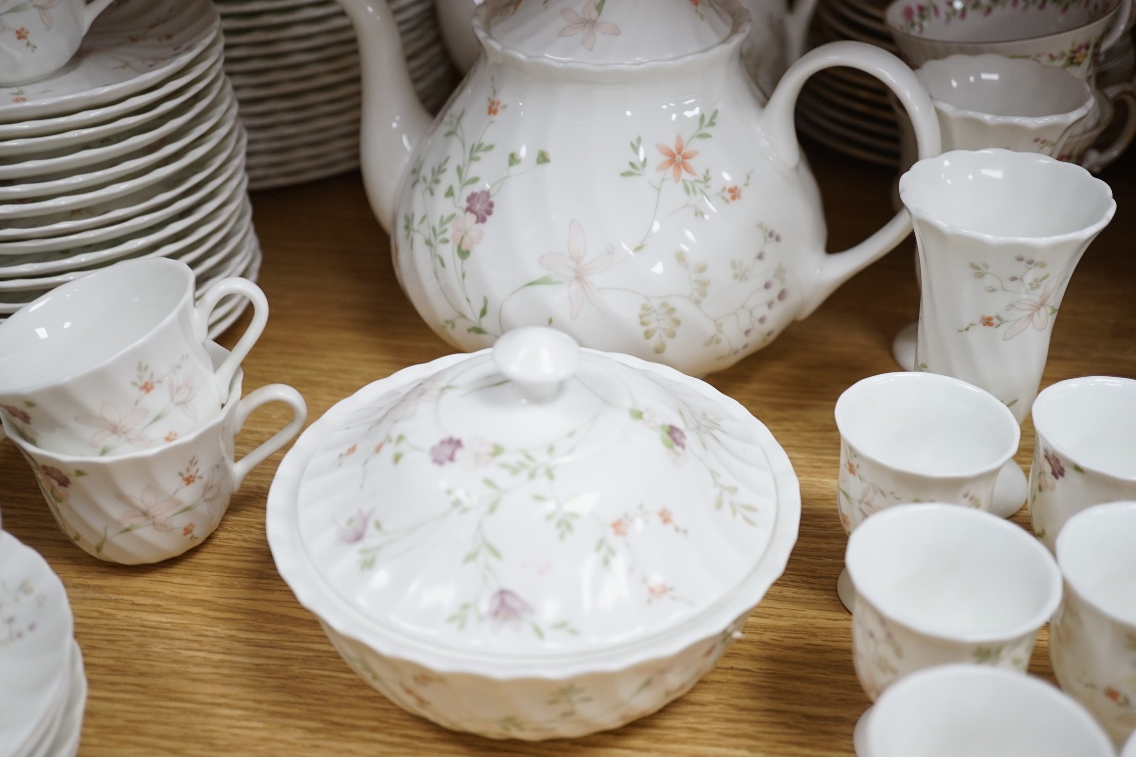 A Wedgwood Campion-pattern part breakfast service, and a Caprice Elizabethan teaset